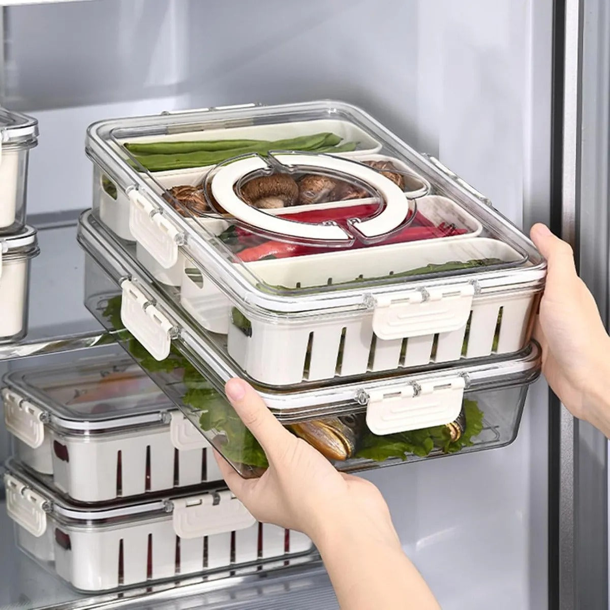 FreshBox Pro — Organizador Hermético de Nevera