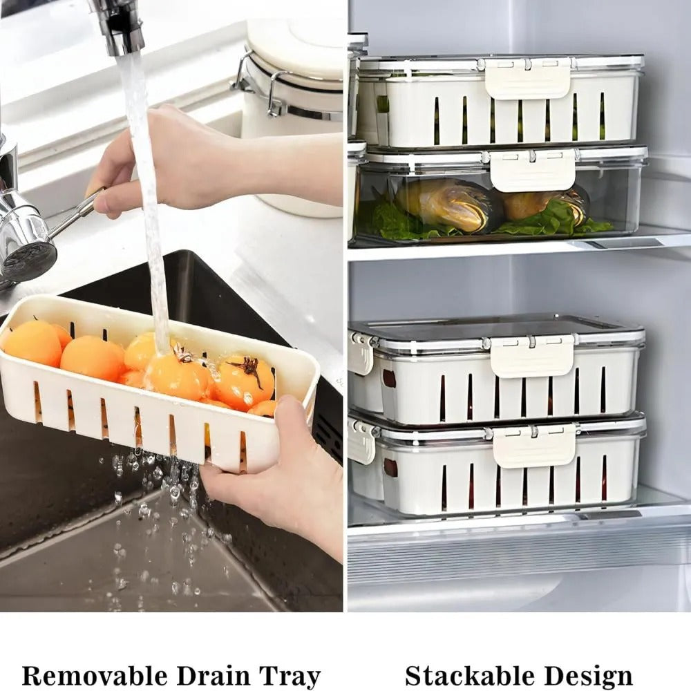 FreshBox Pro — Organizador Hermético de Nevera