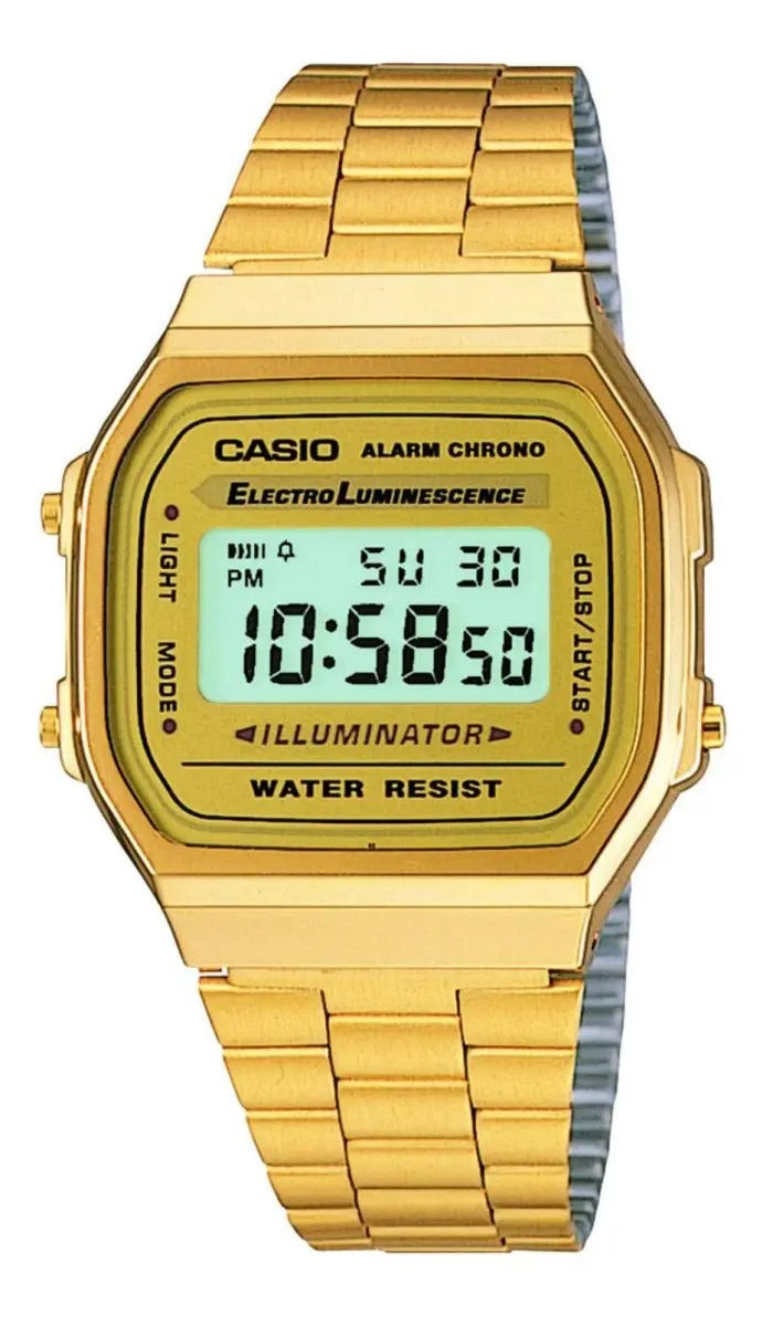 CASIO DORADO A68WA