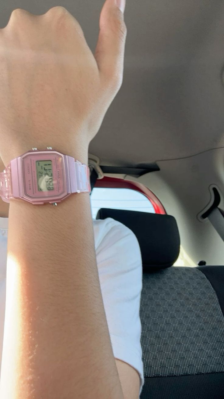 Reloj Casio F91w Rosa