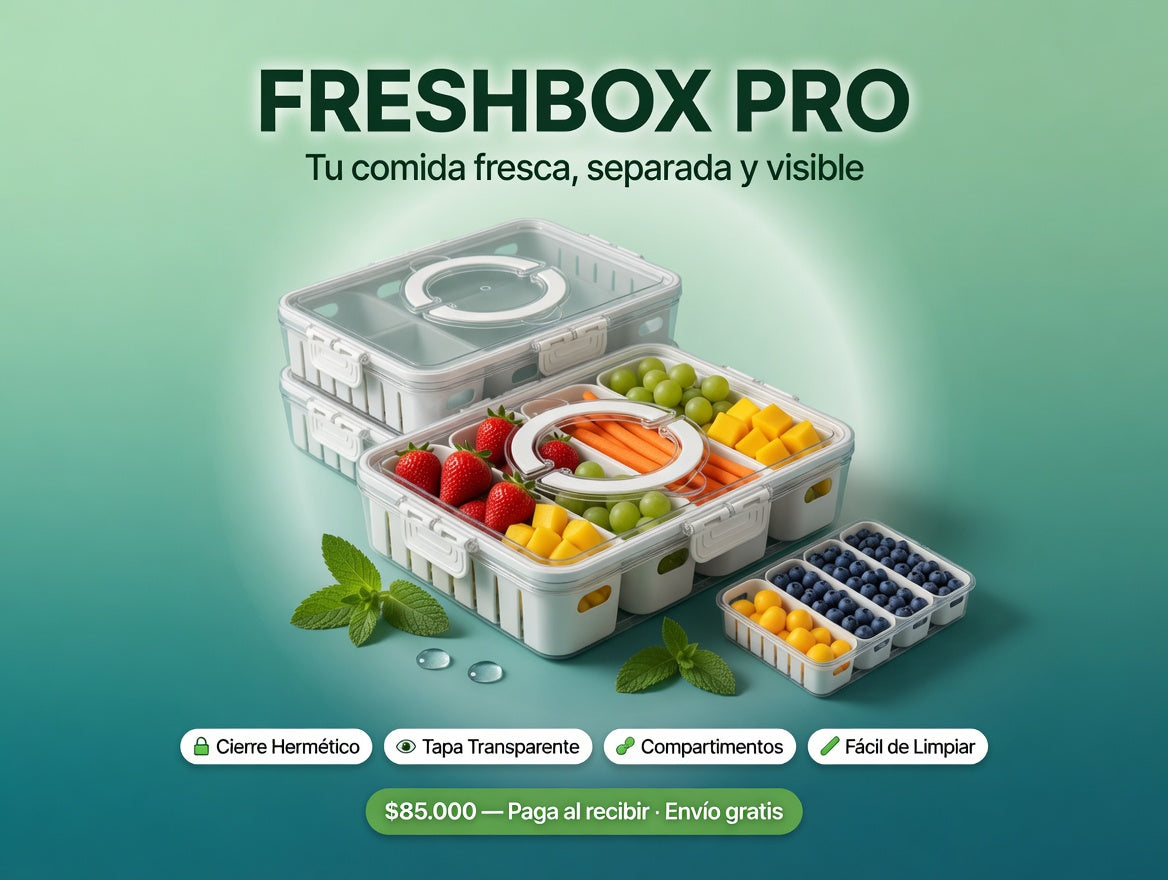 FreshBox Pro — Organizador Hermético de Nevera